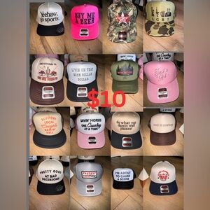 Assorted Graphic Baseball Caps